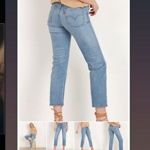 Levi's Wedgie Straight High Rise Jeans Size 24